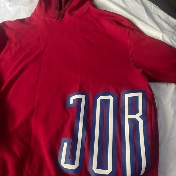 Jordan men red large hoodie long sleeve - Picture 1 of 3